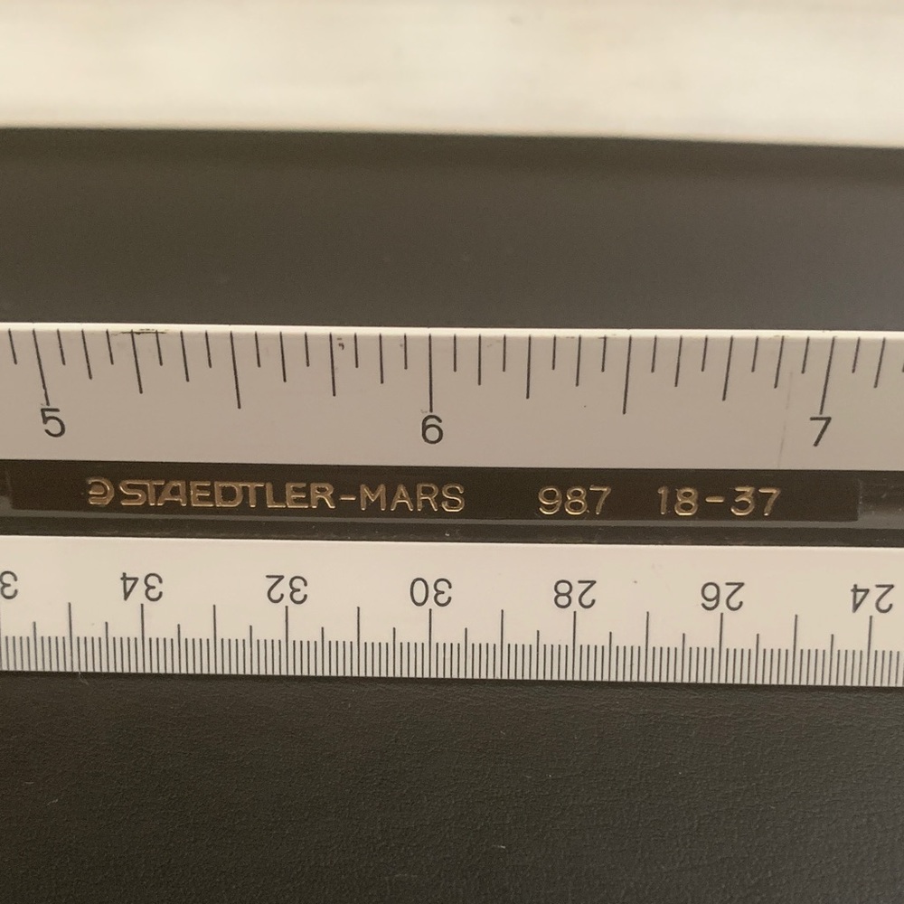 Staedtler Mars Triangular Architecture and Mech Engineering Precision Ruler